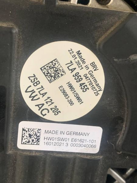 Вентилятор радиатора охлаждения VW Volksvagen T6 7LA959455 2885632605 фото