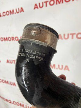 Патрубок интеркулера левый MB Mercedes W203 A2035281482 2885635086 фото