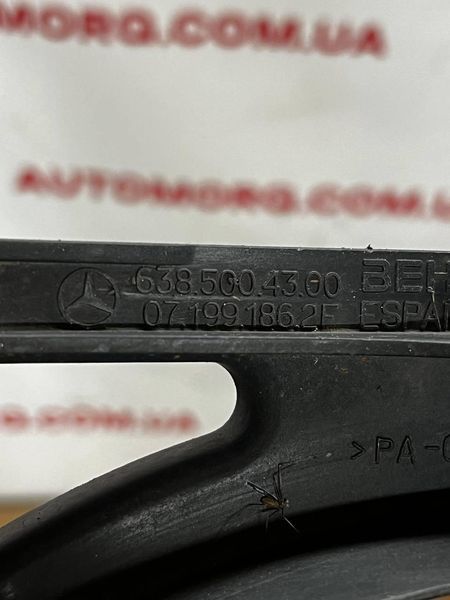 Патрубок интеркулера от радиатора до клапана EGR MB Mercedes Vito W638 2.2 CDI (96-03) 6385004300 2885633613 фото