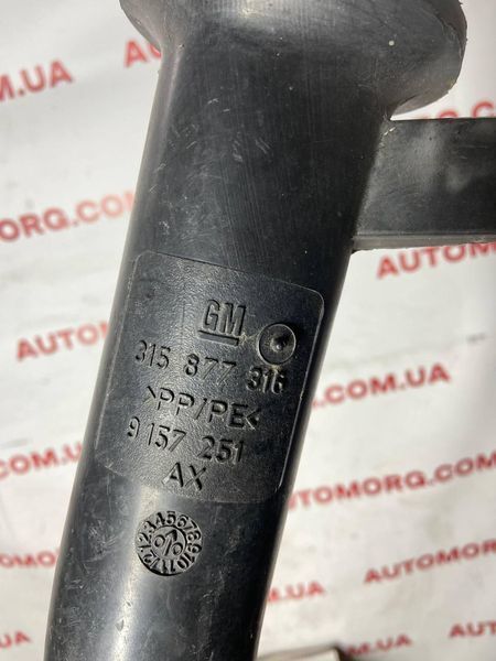 Патрубок воздушного фильтра Opel Omega В 2001, 315877316 2885635846 фото